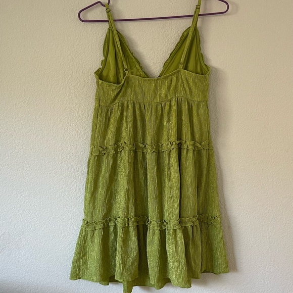 Green Mini Dress | Small - Picture 4 of 8
